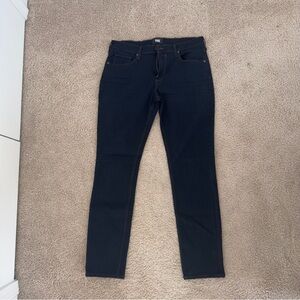 Paige Federal Slim Straight Jeans size 33x34 Dark Blue Denim